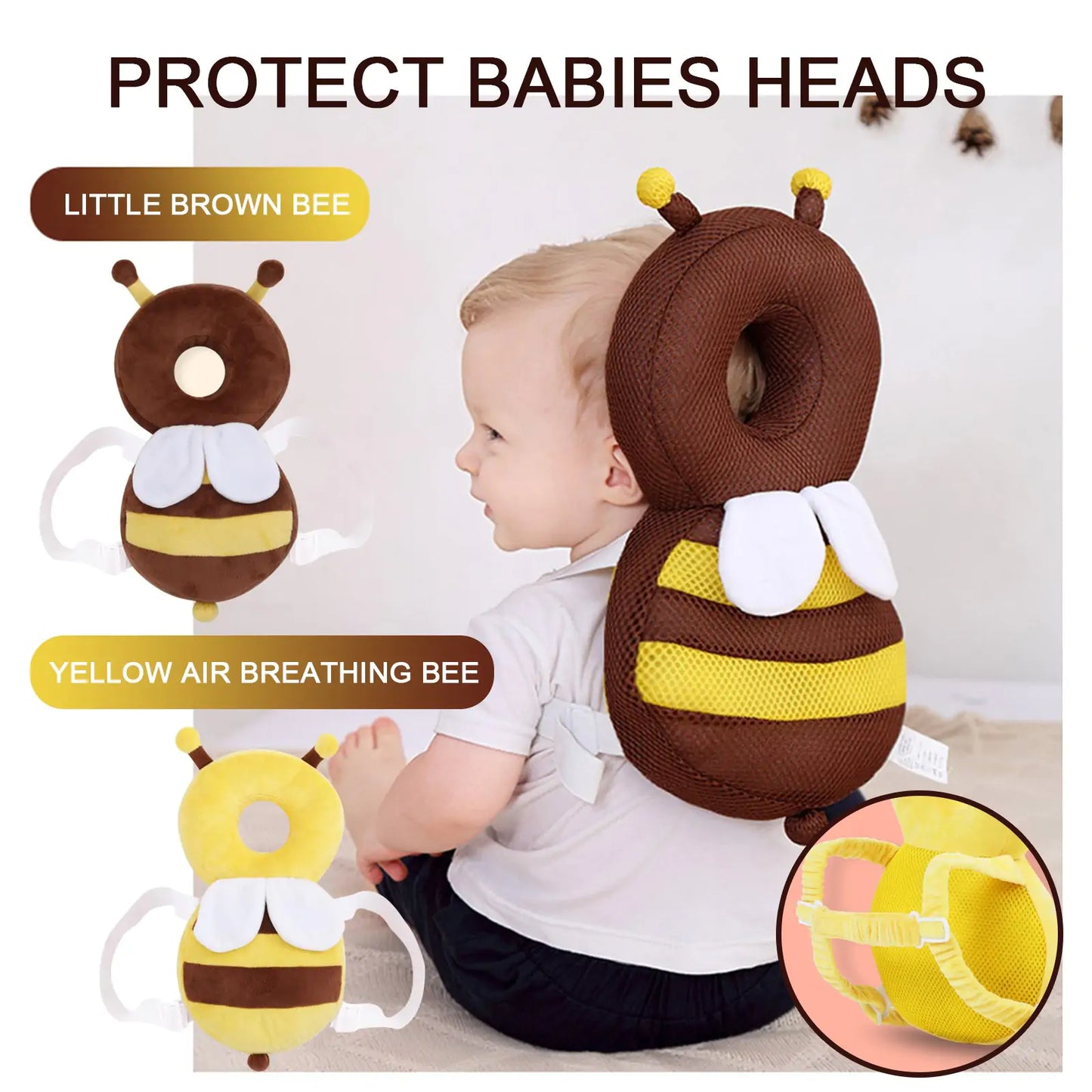 Almohada Protectora para la Cabeza del Bebé para Seguridad y Comodidad