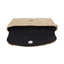 Phoenix Clutch - Tan & Gold Elegance