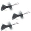 Goddard Caddis Black Dry Fly - Size 14 (3 Pack) - Korvel
