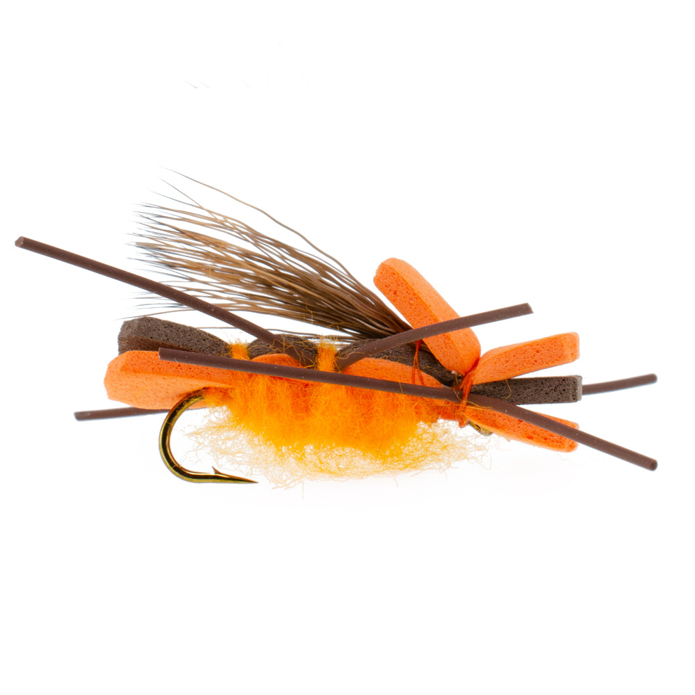 Ultimate Foam Hopper Fly Fishing Set - 12 Premium Flies with Box - Korvel