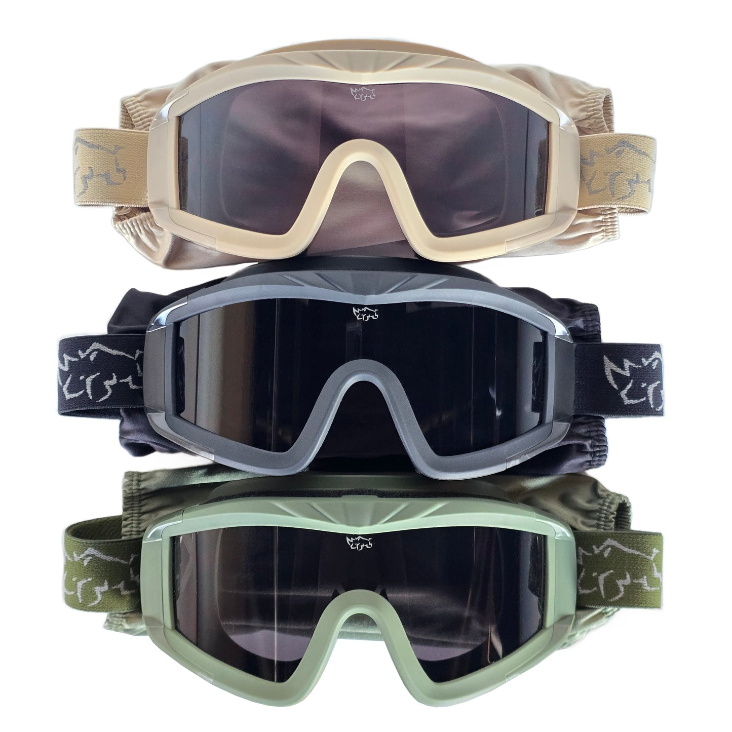 Lunettes tactiques MUCITUP Pro avec kit de 3 lentilles