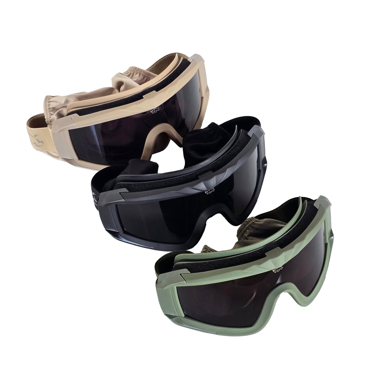 Lunettes tactiques MUCITUP Pro avec kit de 3 lentilles