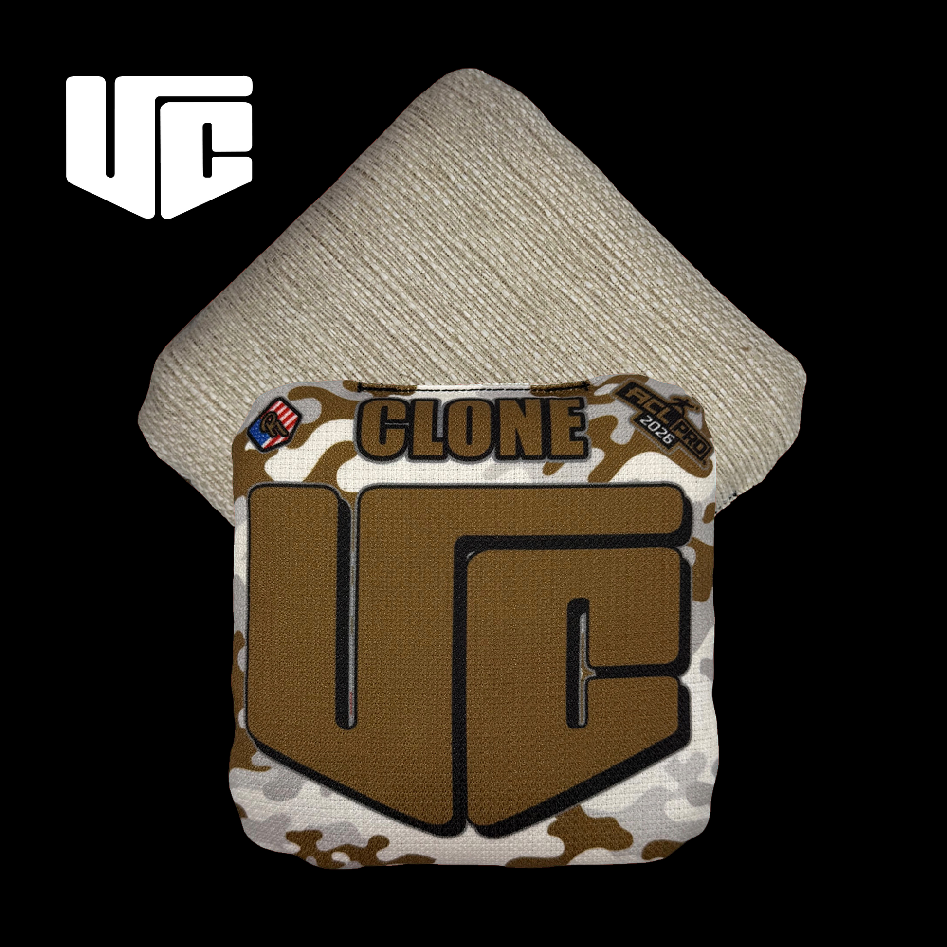 2026 CLONE Camo Bronze Cornhole Bags - Hybrid Performance - Korvel