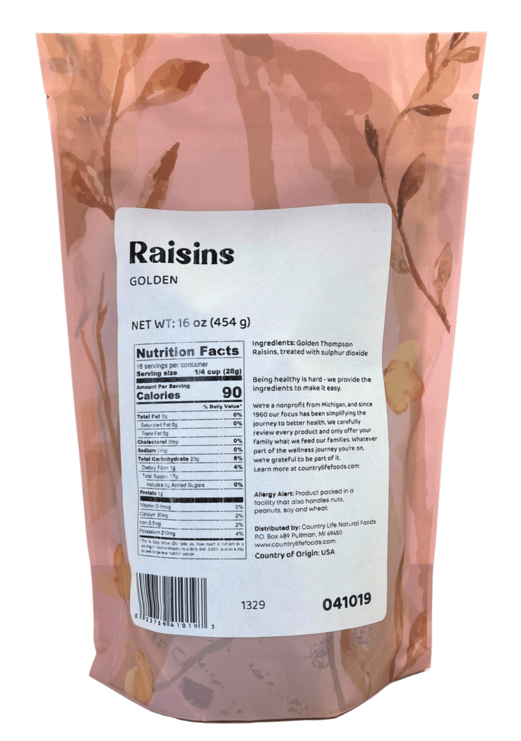 Premium Golden Sulphured Raisins