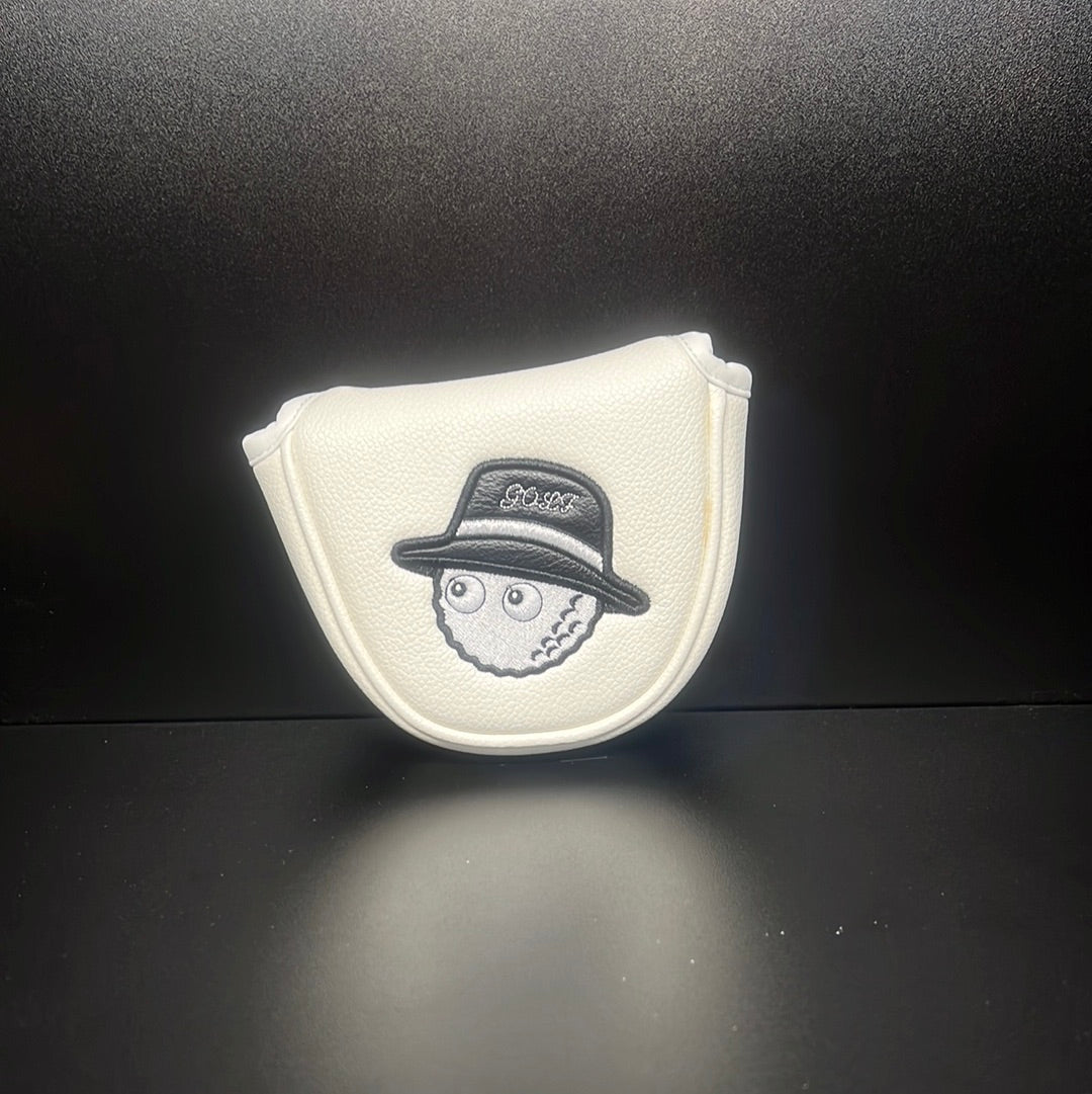 Playful Golf Ball Bucket Hat Headcover for Clubs