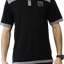 Polo Tri-Blend Rockwell - Negro/Gris