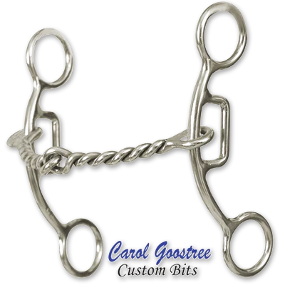 Classic Equine Twisted Carol Goosetree Snaffle Bit - Korvel