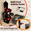 Gothic Cat Tree with 2 Cat Condos and Coffin Bed - Black