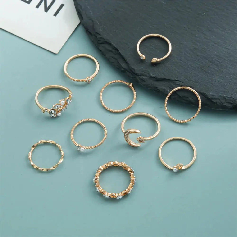 Bohemian Chain Rings - Unique Elegance