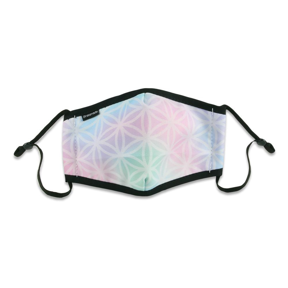 Flower of Life Pastel Kids Mask Set