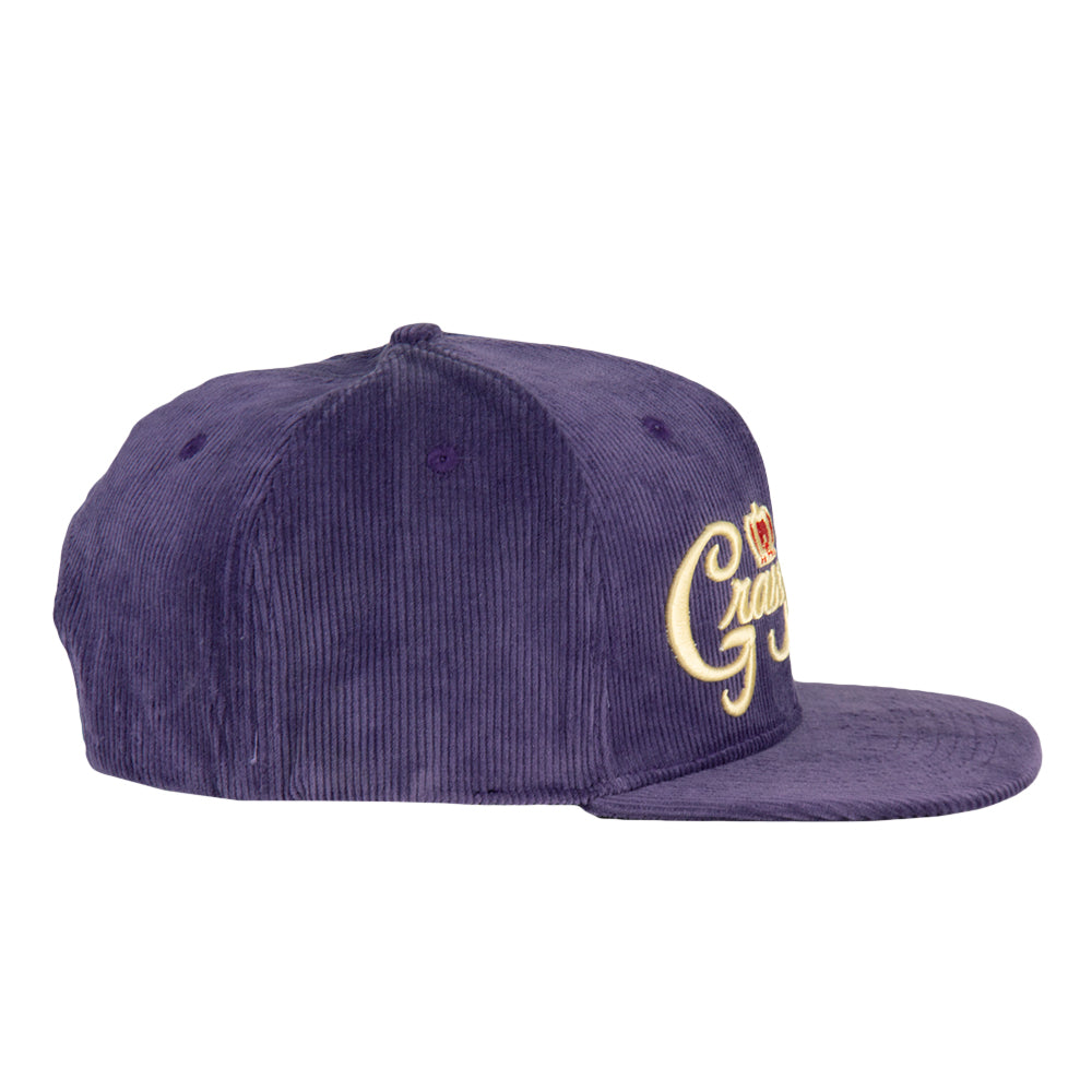 Gorra Snapback de Pana Púrpura Royal Roots