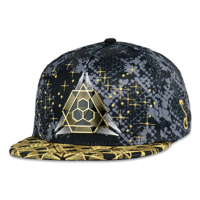 Celestial Serpent V2 Limited Edition Black Snapback Cap - Korvel