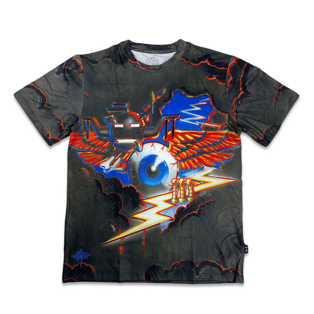 Rick Griffin Hopi Mask Allover T Shirt - Korvel