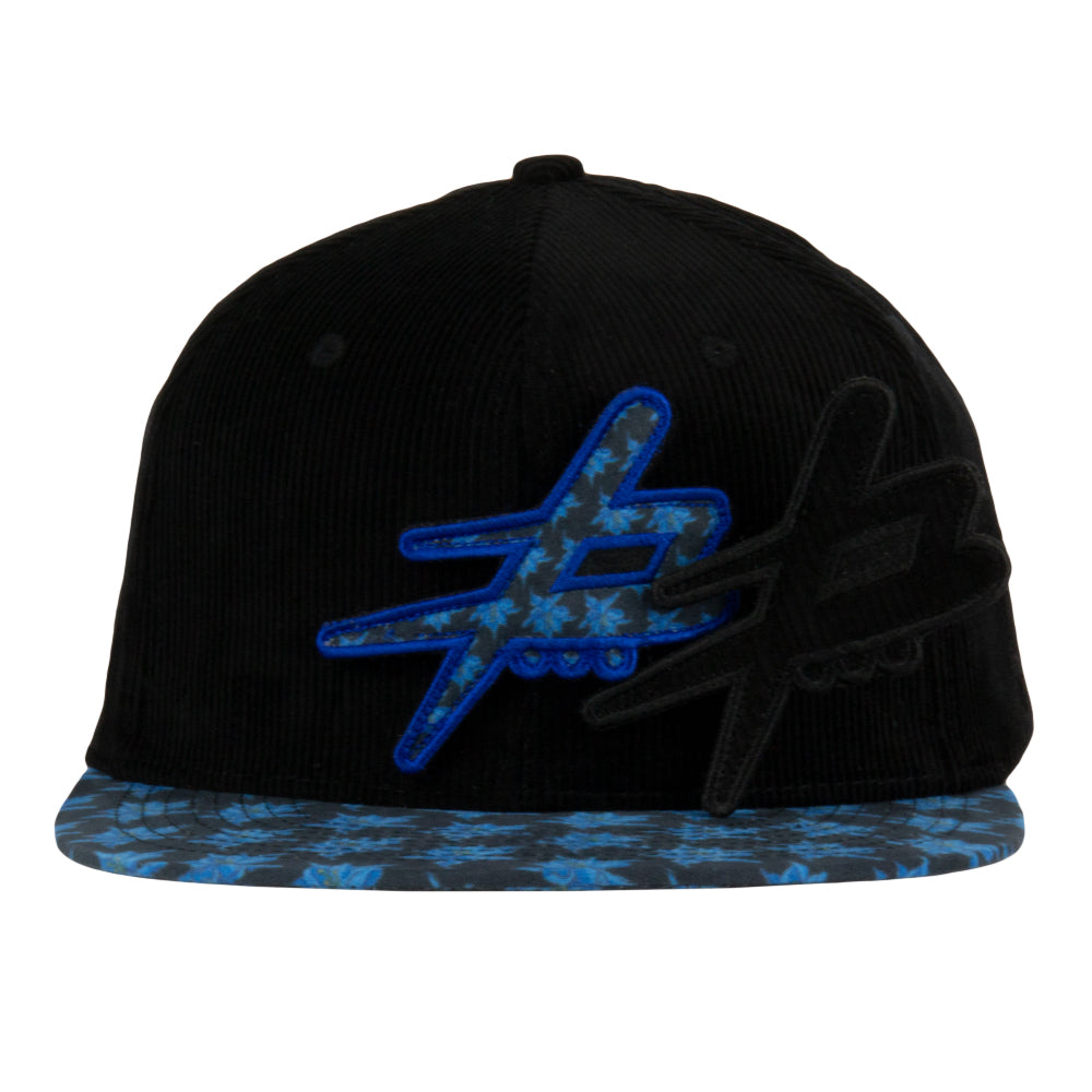 Casquette noire à dos réglable avec logo amovible Phlo Designs Columbine