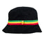 Sombrero de Cubo Reversible Rasta Cross