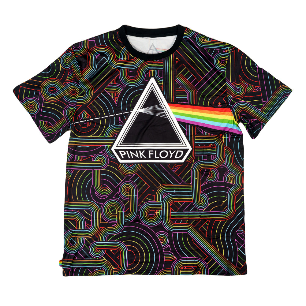 Camiseta Negra Arcoíris V2 DSOTM de Pink Floyd
