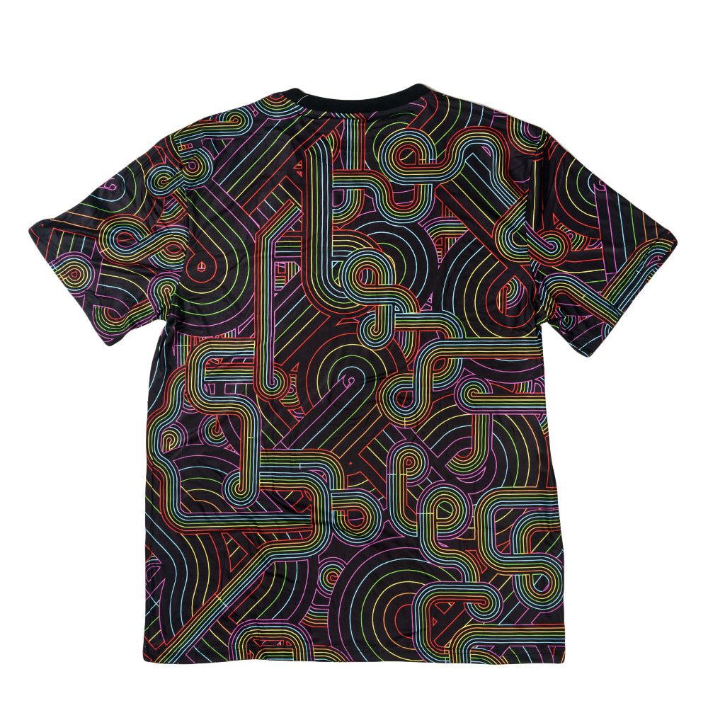 Camiseta Negra Arcoíris V2 DSOTM de Pink Floyd
