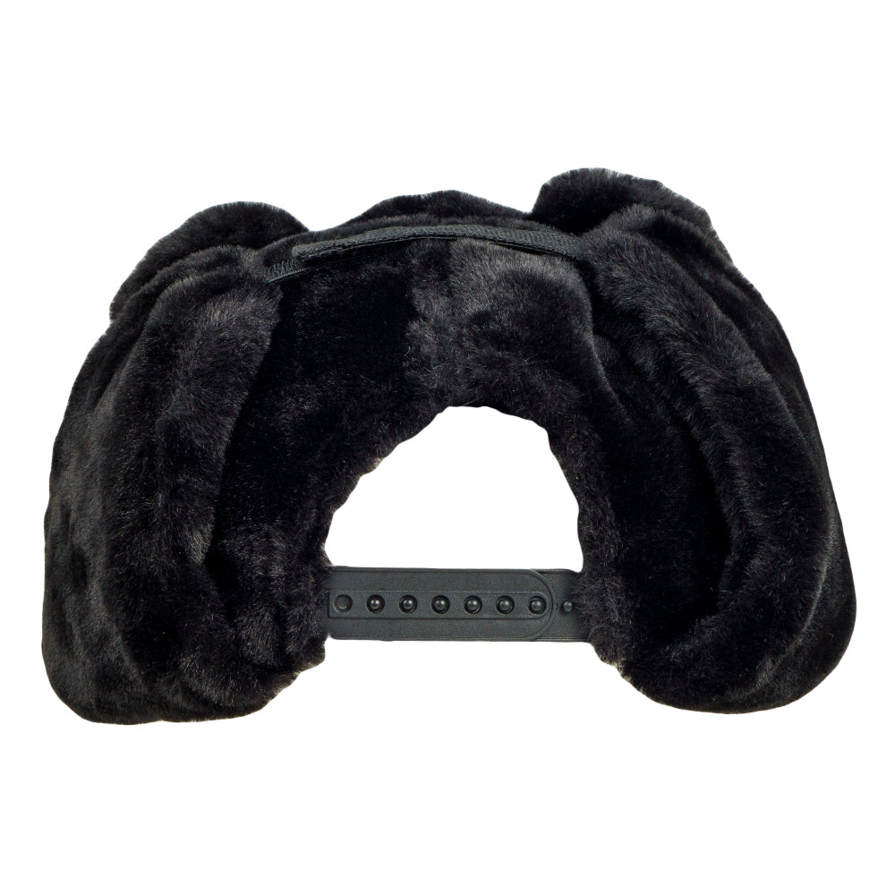 Gorra Snapback de Piel de Oso Negro con Orejeras