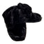 Gorra Snapback de Piel de Oso Negro con Orejeras