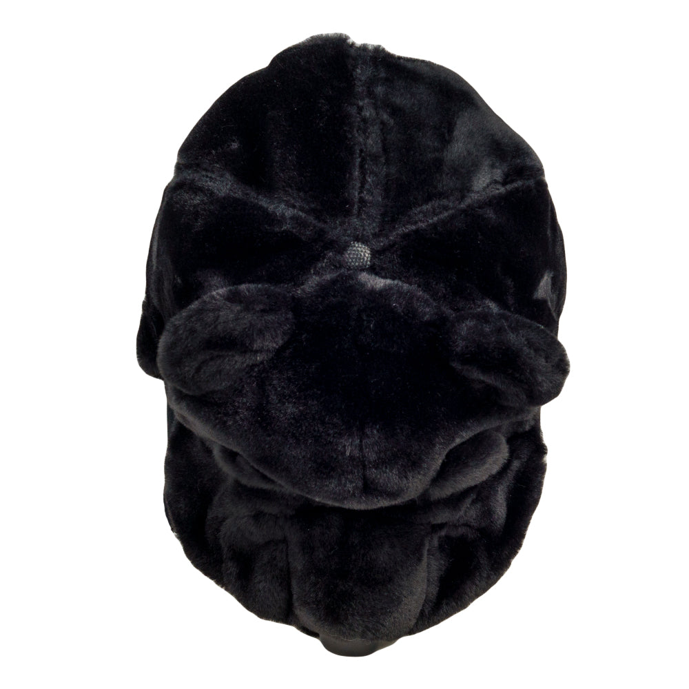 Gorra Snapback de Piel de Oso Negro con Orejeras