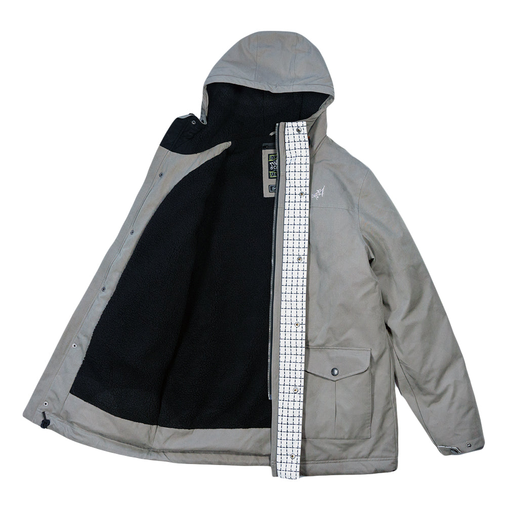 Chaqueta Parka Aaron Brooks Split Moon Gray