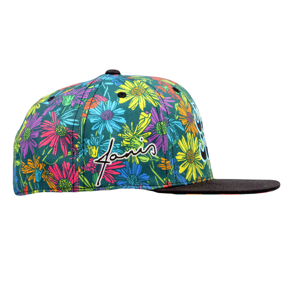Gorra Ajustada Janis Joplin Daisies Arcoíris