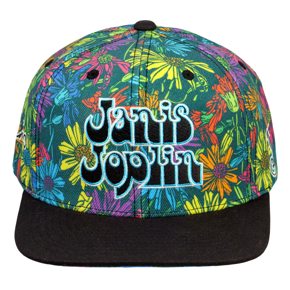Gorra Ajustada Janis Joplin Daisies Arcoíris