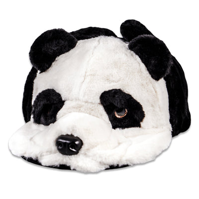 Cozy Panda Bear Fur Earflap Hat for Winter Adventures - Korvel