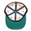 Hashstros Orange Striped Fitted Hat