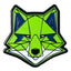 Ben Fox Green Enamel Brooch