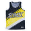 Stylust Paisley Cat Black Jersey Tank Top