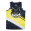 Stylust Paisley Cat Black Jersey Tank Top