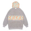 Sudadera con capucha alta de sherpa floral con oso desmontable