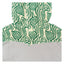 Sudadera con capucha de felpa verde con oso removible