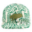 Gorra Ajustada de Piel de Oso Verde Desmontable