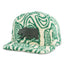 Customizable Green Fur Bear Snapback Cap - Korvel