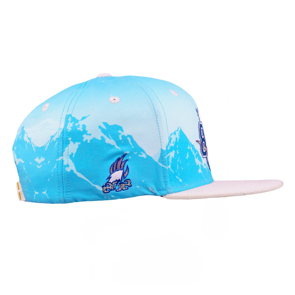Gorra Snapback Azul ELEV808 x Grassroots Yeti