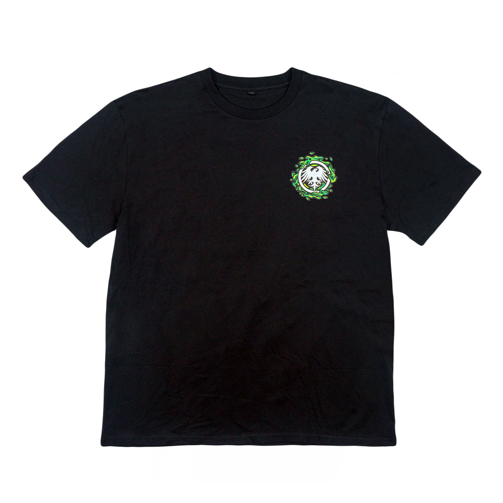 Camiseta Negra Jimbo Phillips Never Summer