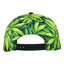 Peter Tosh Leaf Print Snapback Cap