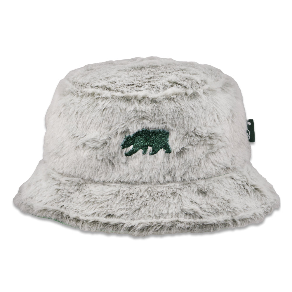 Polar Bear Green Reversible Bucket Hat - Korvel