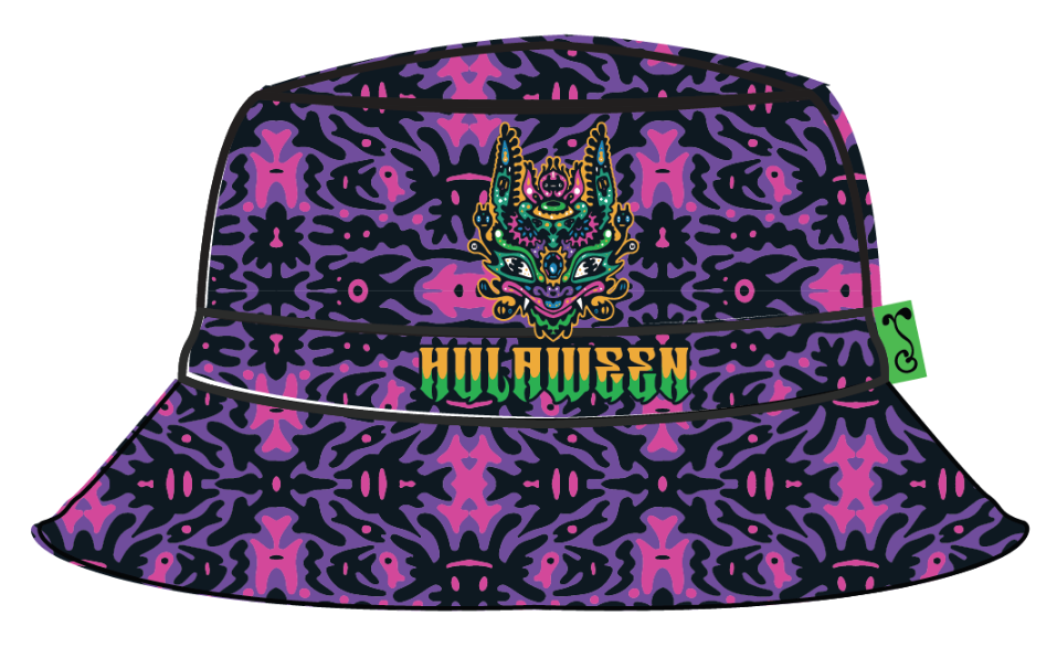 Sombrero de Cubo Púrpura Swamphead Hulaween 2024