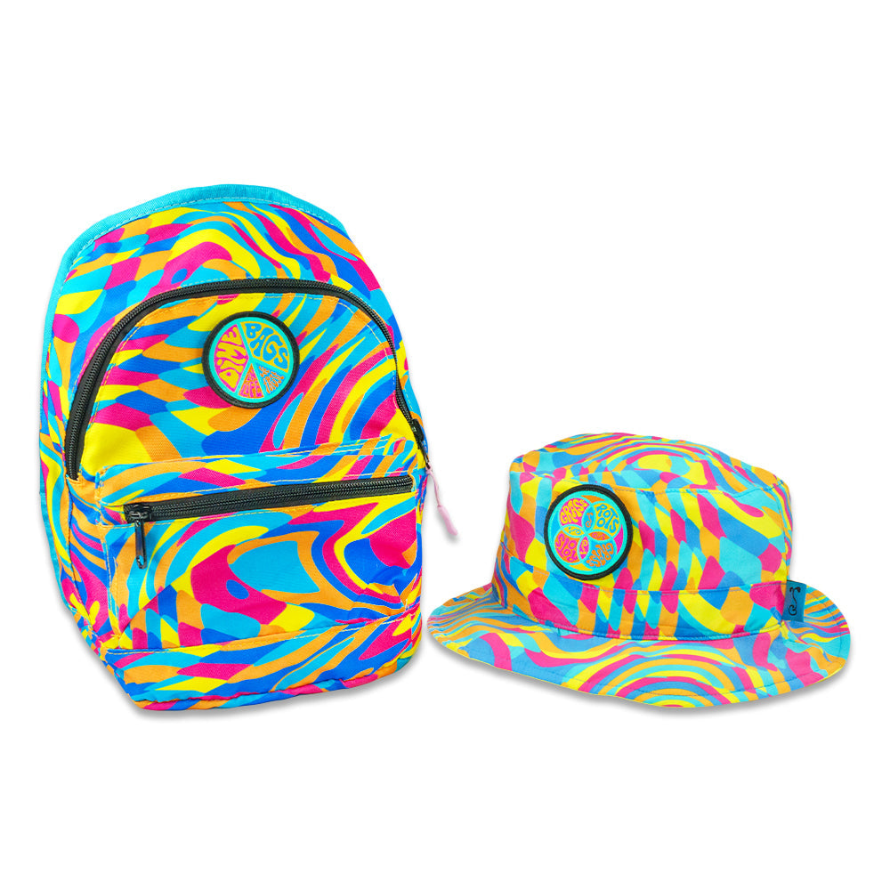 Dime Bags Hyperpop Reversible Mini Backpack & Bucket Hat