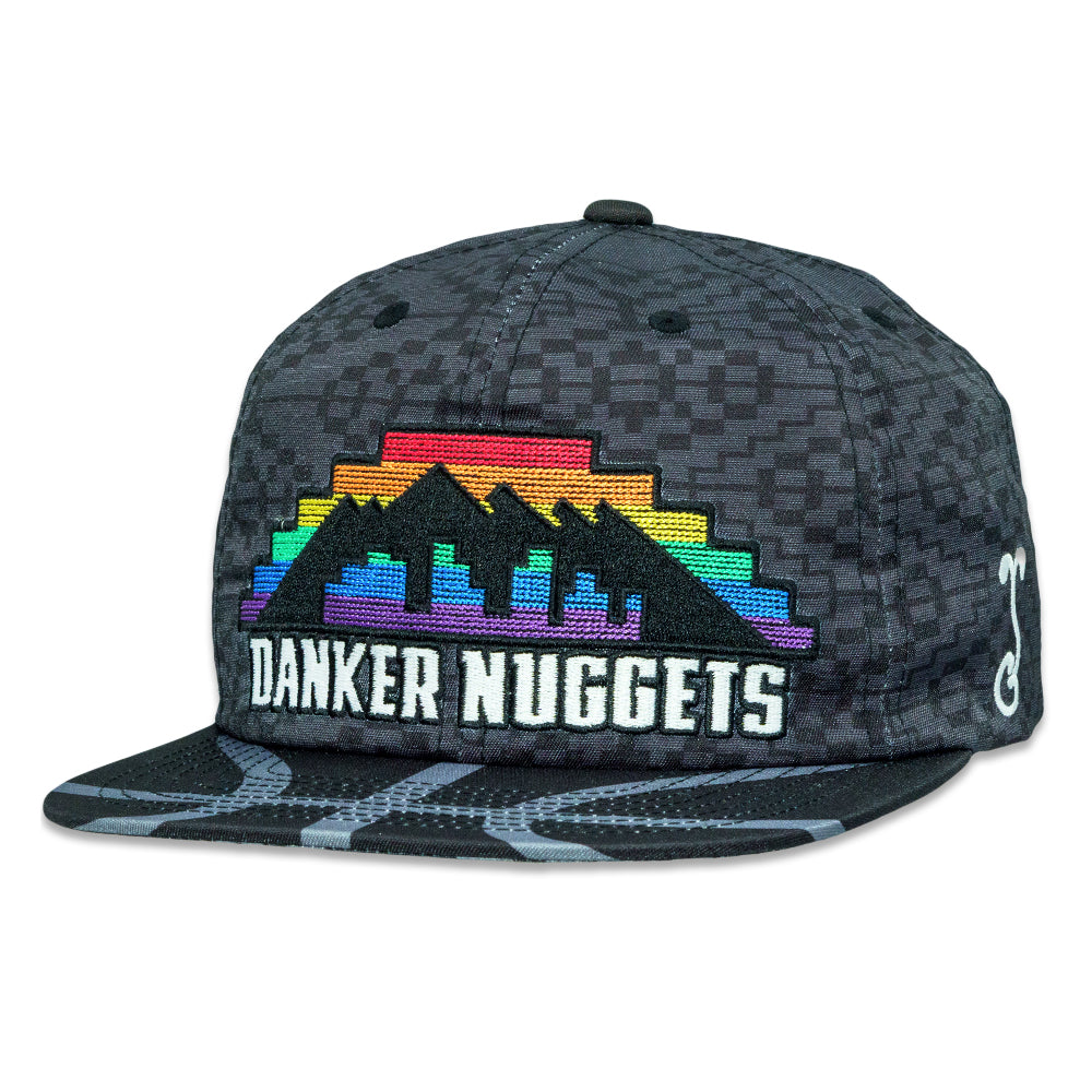 Gorra Snapback Negra Sin Estructura Danker Nuggets Pyramid