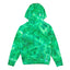 Sweat à capuche en velours vert ours polaire pour femmes