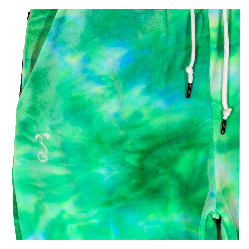 Polar Bear Green Velour Womens Joggers - Korvel