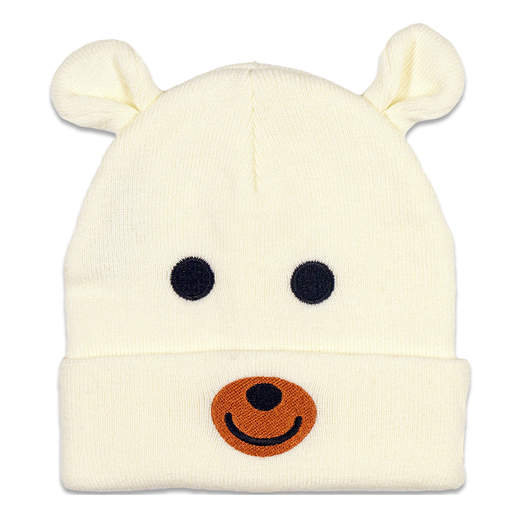 Bonnet Tête d'Ours Polaire