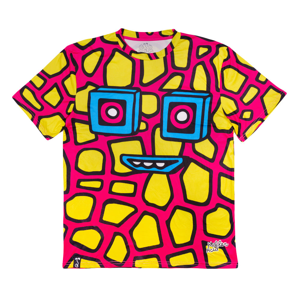 Killer Acid Mushroom Yellow T Shirt - Korvel