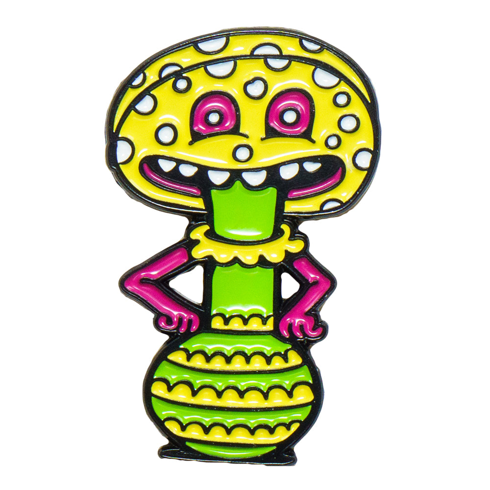Killer Acid Mushroom Yellow Enamel Pin