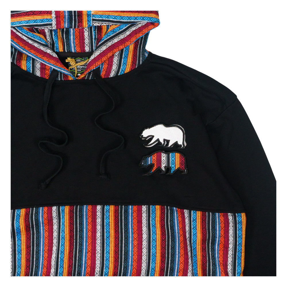Sudadera con capucha alta negra Taos Bear desmontable