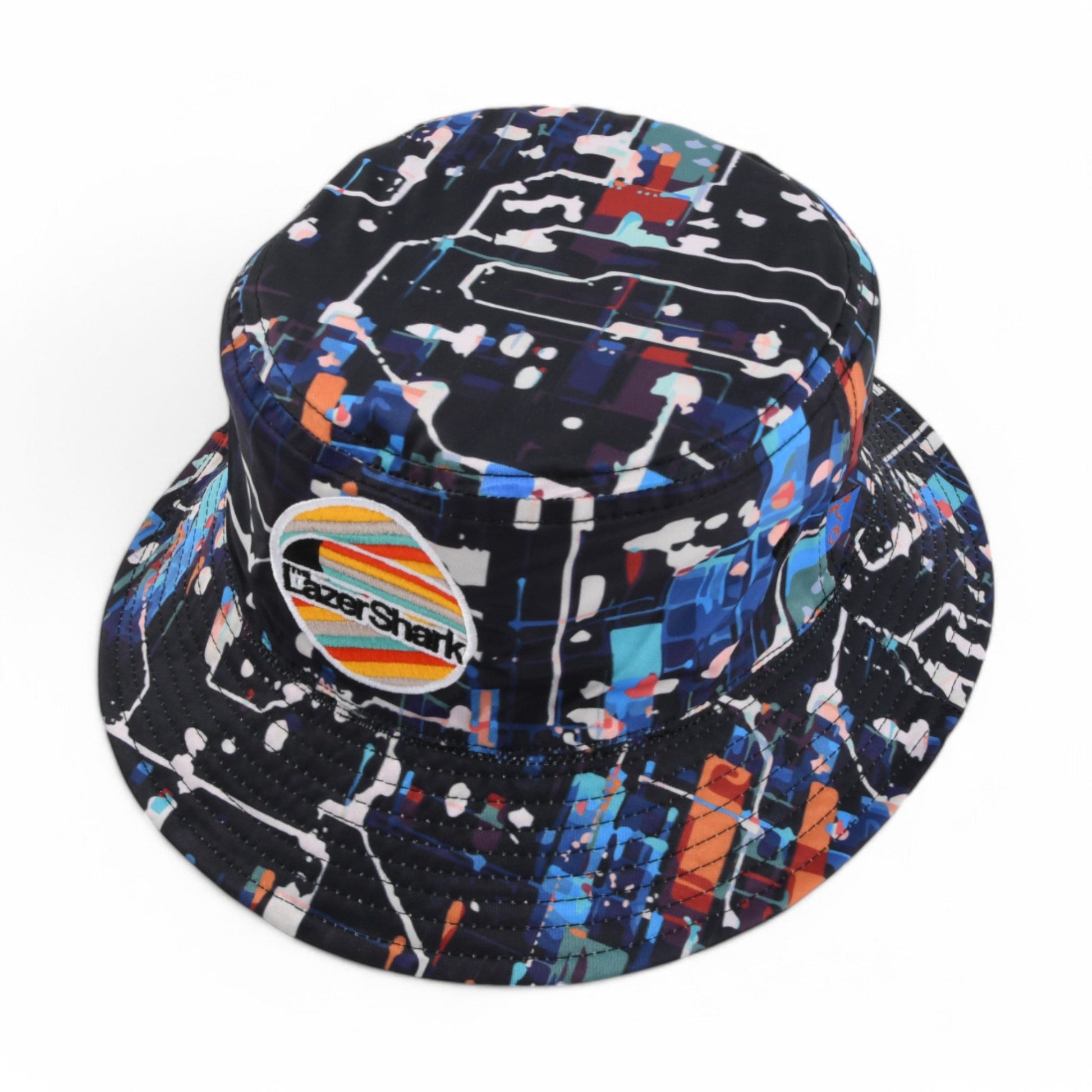 Lazer Shark Circuit Reversible Bucket Hat - Limited Edition - Korvel